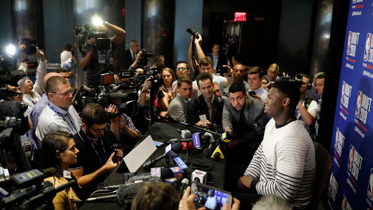 Zion's time: Williamson the center of attention at NBA draft